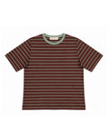 T-00STRIPE_BROWN-GREEN